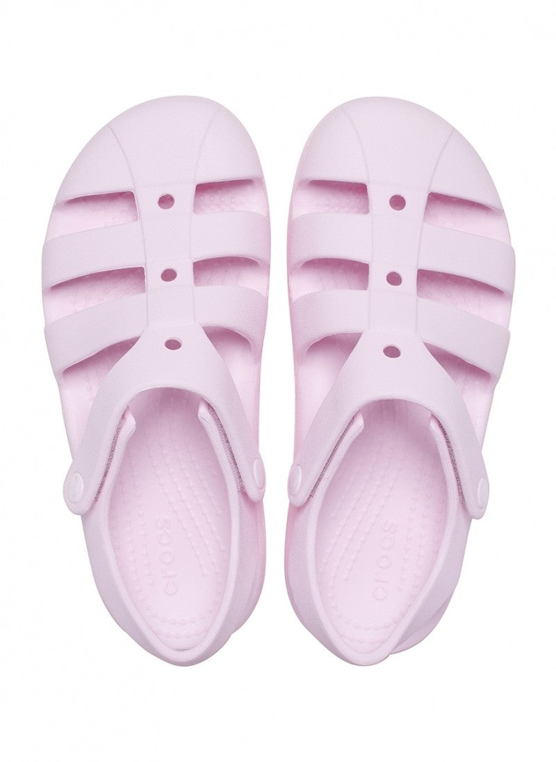CROCS Παιδικά Σανδάλια Ανατομικά Classic Fisherman Croslite Ρόζ 210625-6ZW Pink Milk 1815413