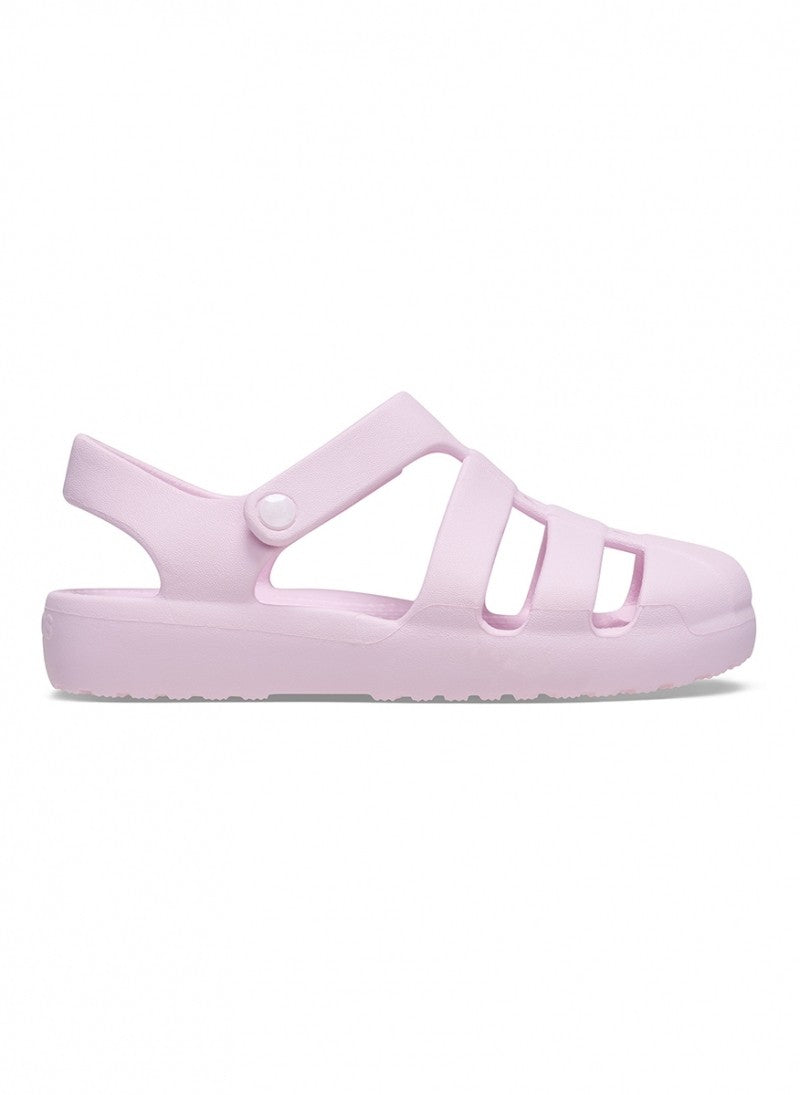 CROCS Παιδικά Σανδάλια Ανατομικά Classic Fisherman Croslite Ρόζ 210625-6ZW Pink Milk 1815413