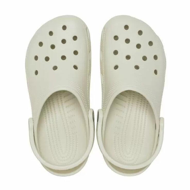 CROCS Unisex Ανατομικά Σαμπό Classic Croslite Εκρού 10001-0HZ Linen 1815273