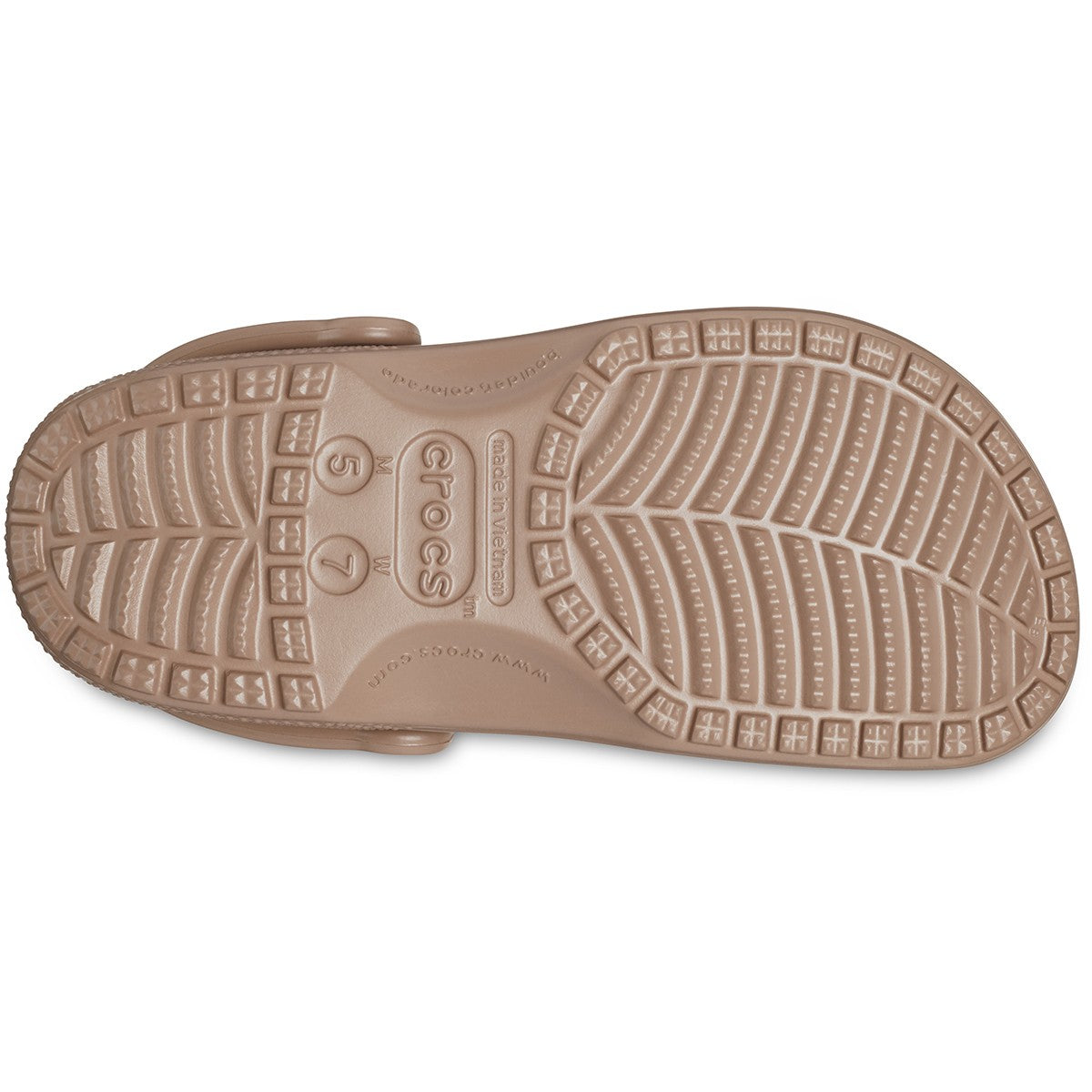 CROCS Unisex Ανατομικά Σαμπό Classic Croslite Καφέ 10001-2Q9 Latte 1815273