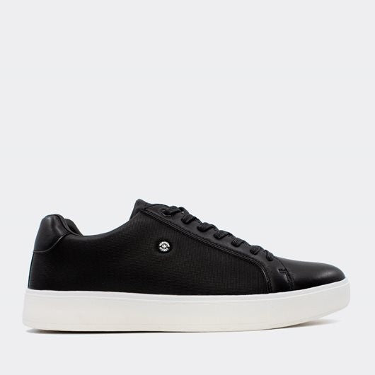 ROBINSON Ανδρικά Sneakers Οικολογικό Δέρμα Μαύρο 4847/02BLK 1824796