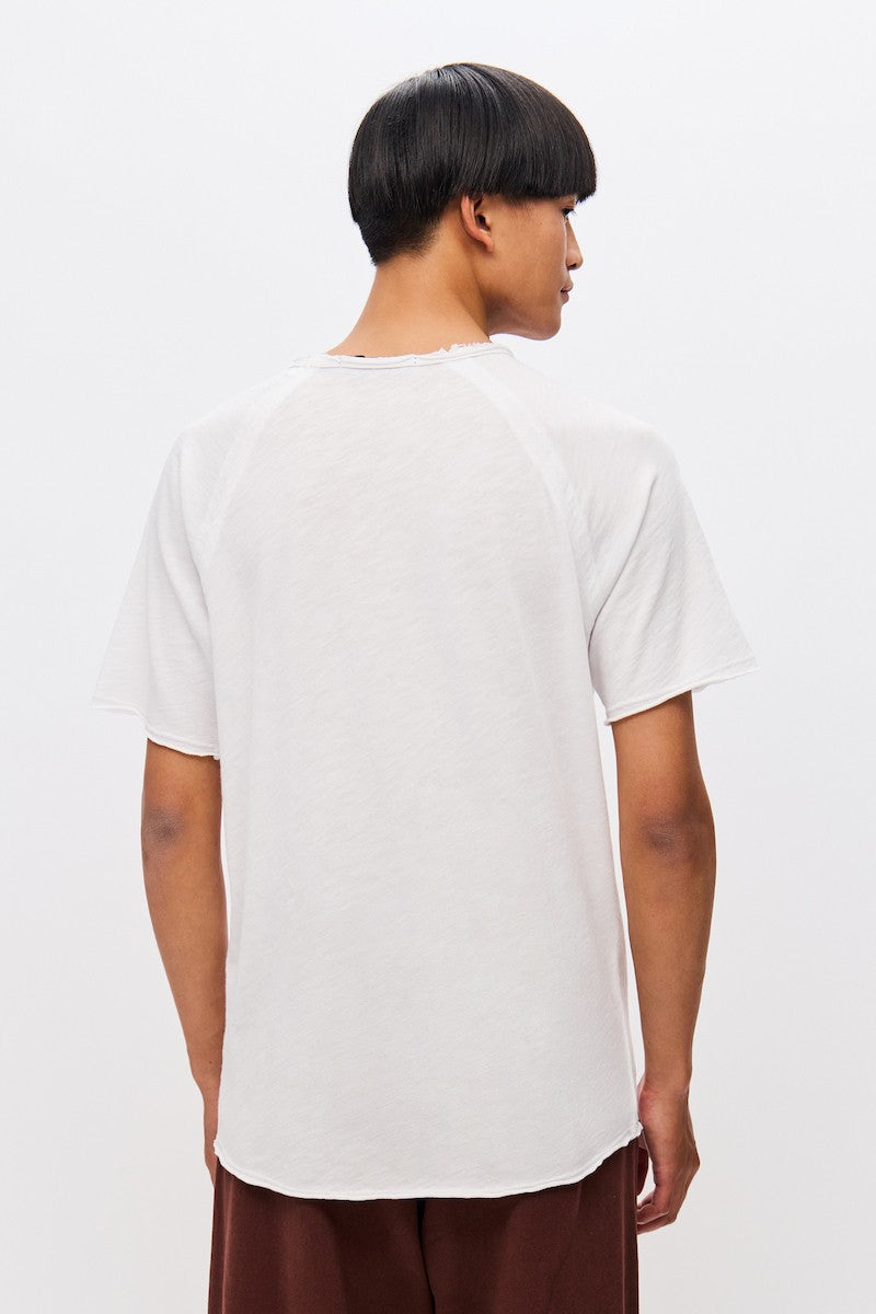 DIRTY LAUDRY Ανδρικό T-Shirt Βαμβάκι Λευκό Regular Fit DLMT000643/82/WHITE 1815246