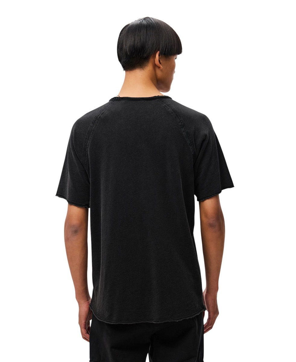DIRTY LAUDRY Ανδρικό T-Shirt Βαμβάκι Μαύρο Regular Fit DLMT000643/BLACK 1815246