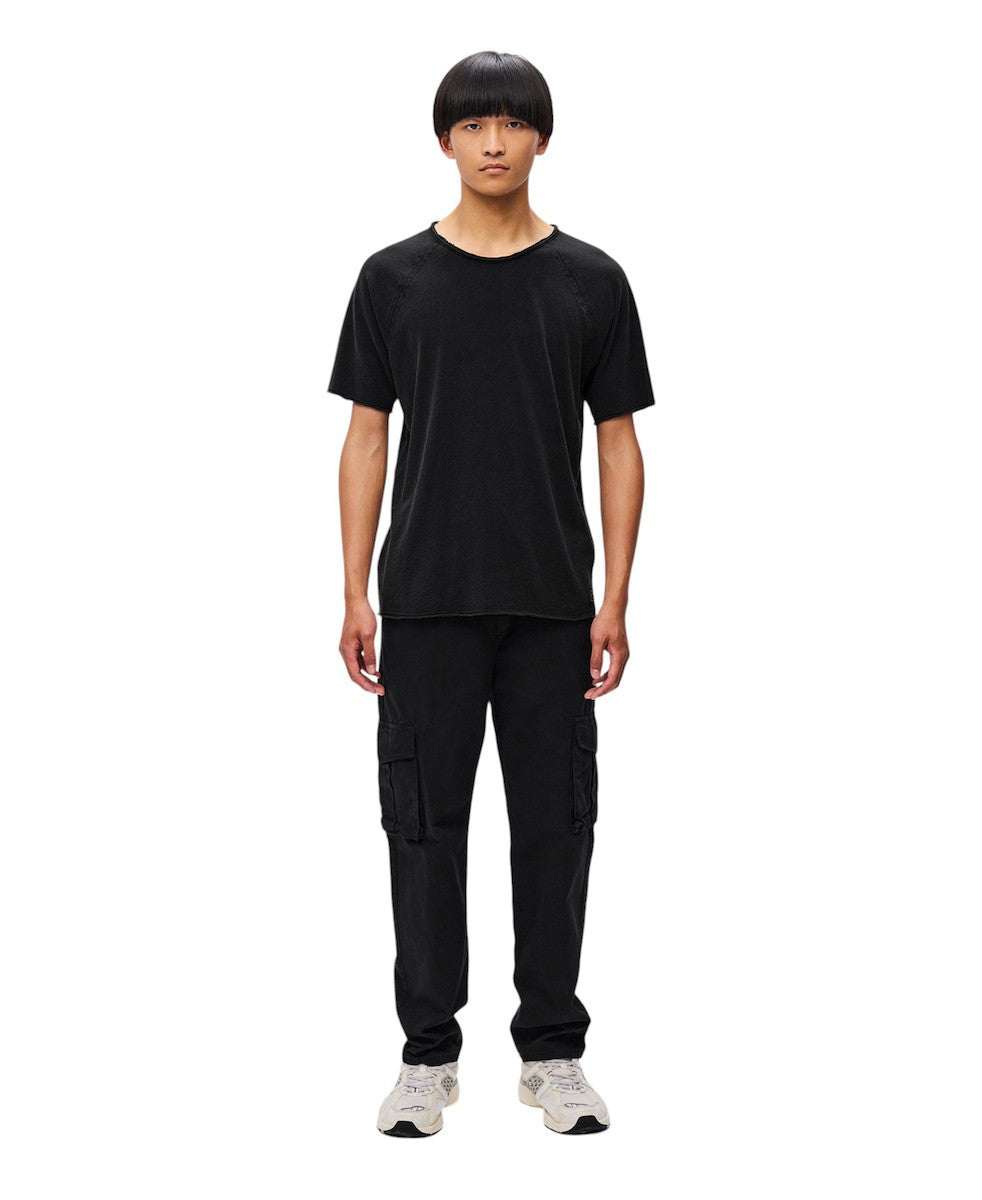 DIRTY LAUDRY Ανδρικό T-Shirt Βαμβάκι Μαύρο Regular Fit DLMT000643/BLACK 1815246