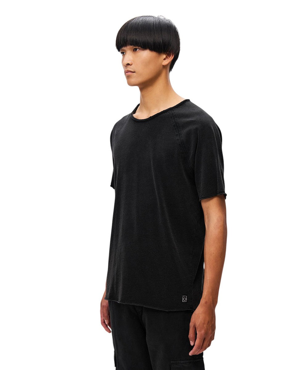 DIRTY LAUDRY Ανδρικό T-Shirt Βαμβάκι Μαύρο Regular Fit DLMT000643/BLACK 1815246
