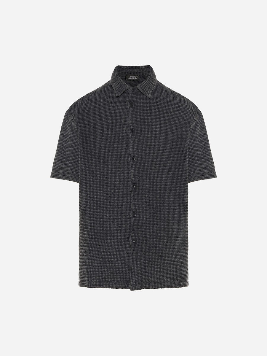 DIRTY LAUDRY Ανδρικό Πουκάμισο Βαμβάκι Μαύρο Regular Fit DLMS000150/VINTAGE BLACK DLMS000150