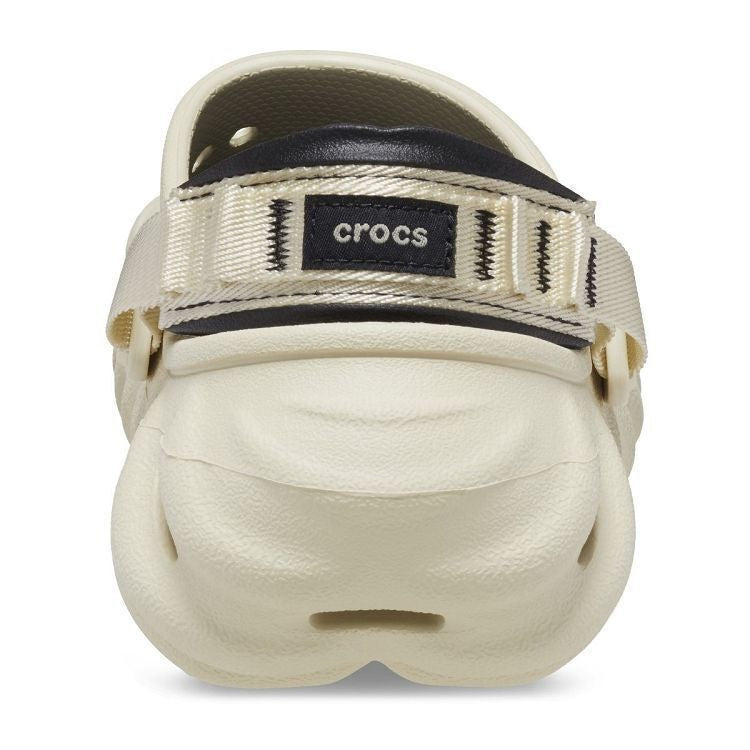 CROCS Unisex Ανατομικά Σαμπό Echo Clog Croslite Μπέζ/Μαύρο 207937-2YJ-Bone/Black 1815275
