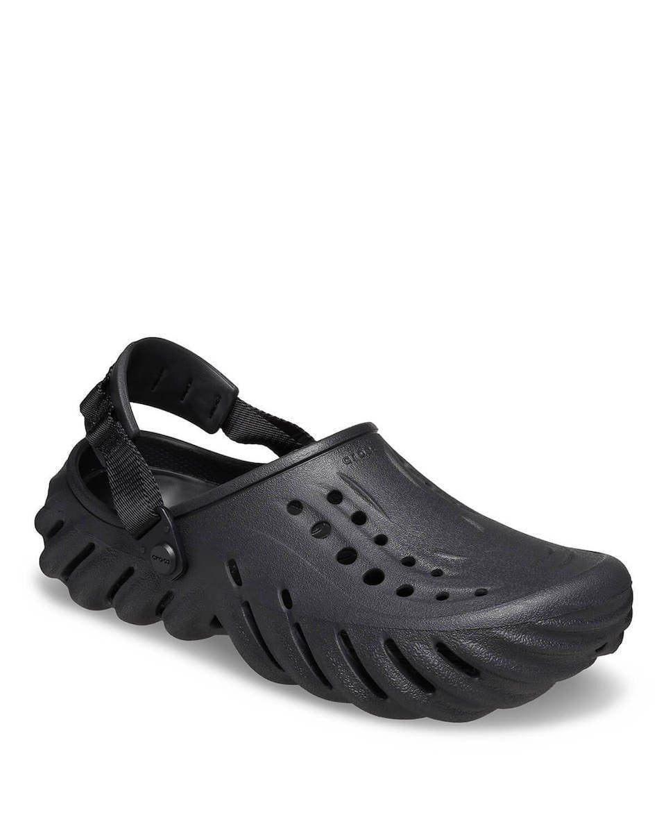 CROCS Unisex Ανατομικά Σαμπό Echo Clog Croslite Μαύρα 207937-001-Black 1815275