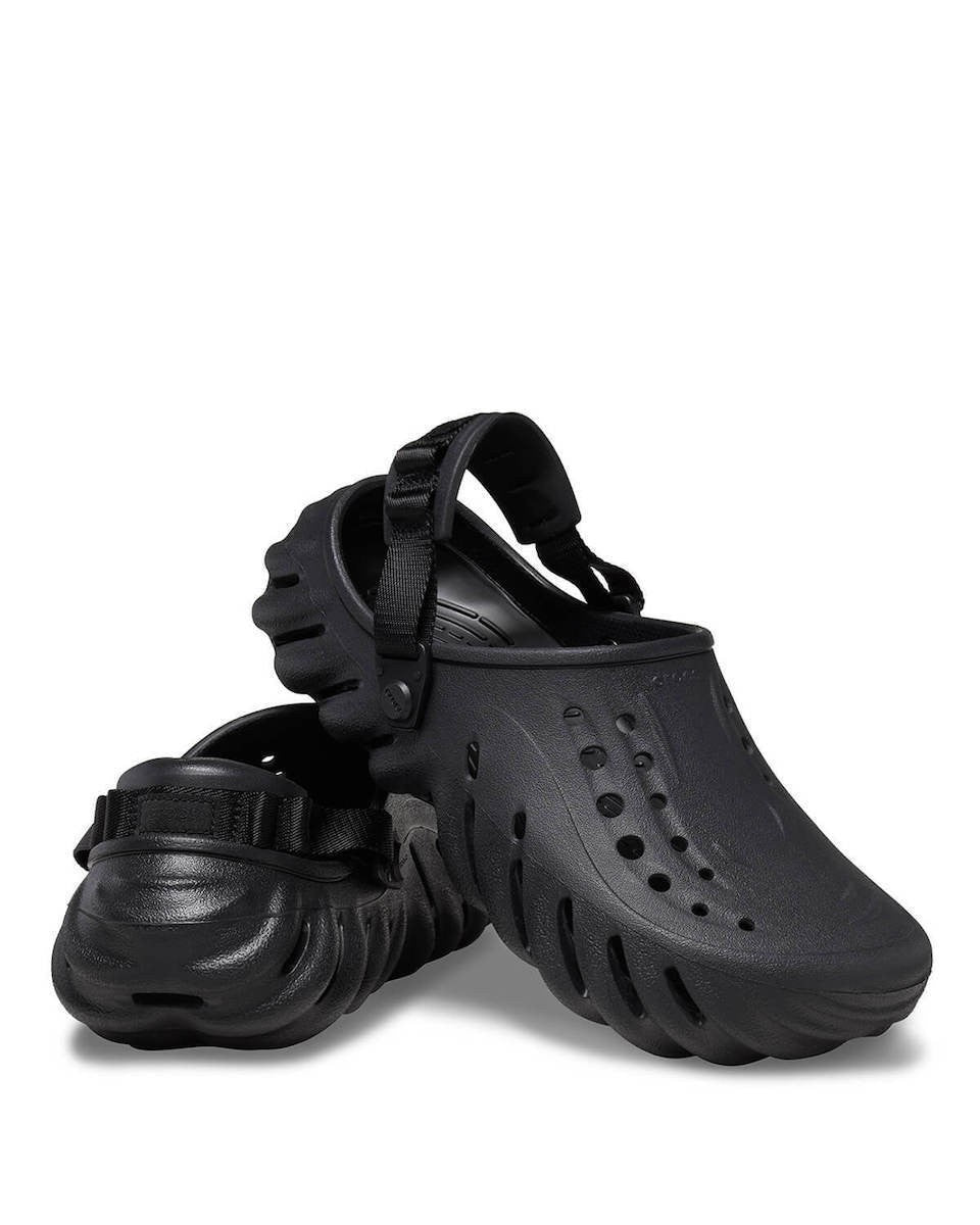 CROCS Unisex Ανατομικά Σαμπό Echo Clog Croslite Μαύρα 207937-001-Black 1815275