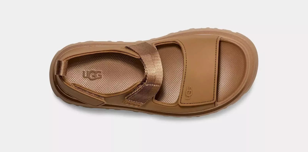 UGG Australia Γυναικεία Σανδάλια GoldenGlow Συνθετικό/Ύφασμα Καφέ 1152685/BRWN BISON BROWN 1822195