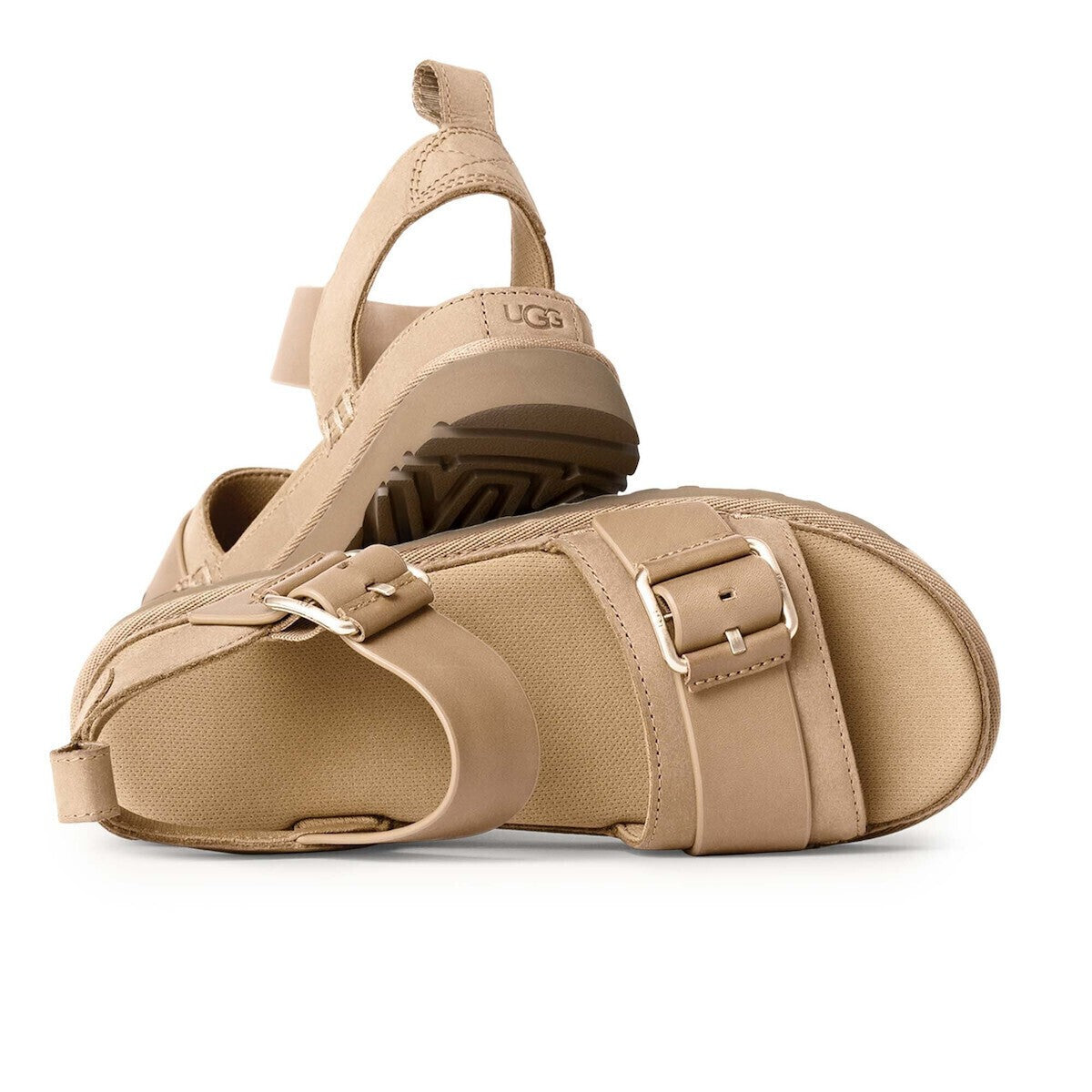 UGG Australia Γυναικεία Σανδάλια Goldenstar Villa Δέρμα Μπέζ 1167392-00G7 MUSTARD SEED 1812717