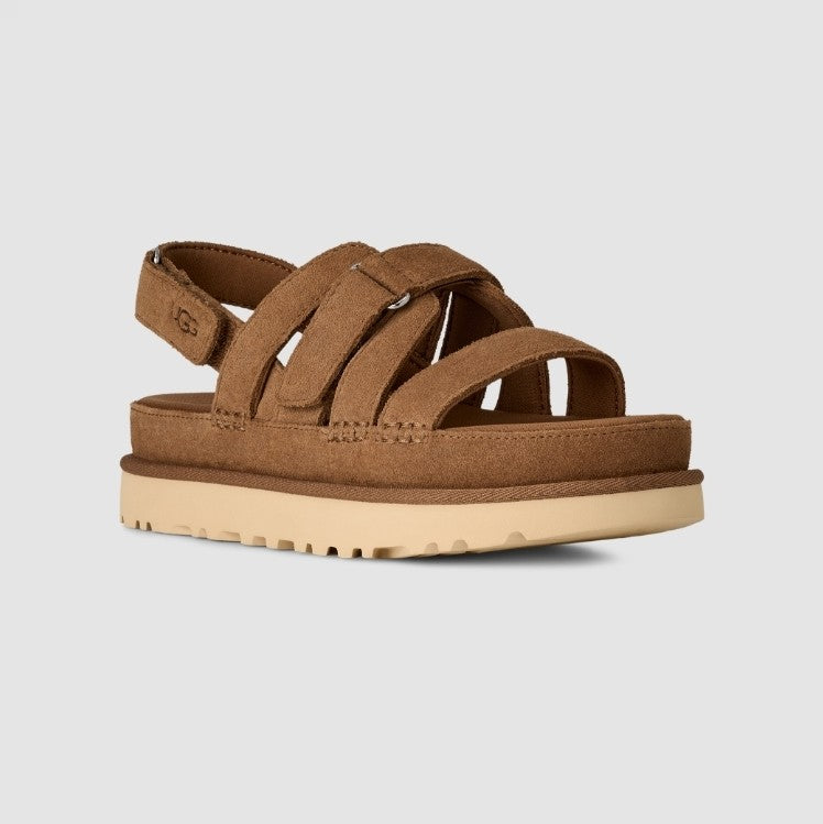 UGG Australia Γυναικεία Σανδάλια Goldenstar Gleam Δέρμα Καφέ 1175122/00KD 1822592