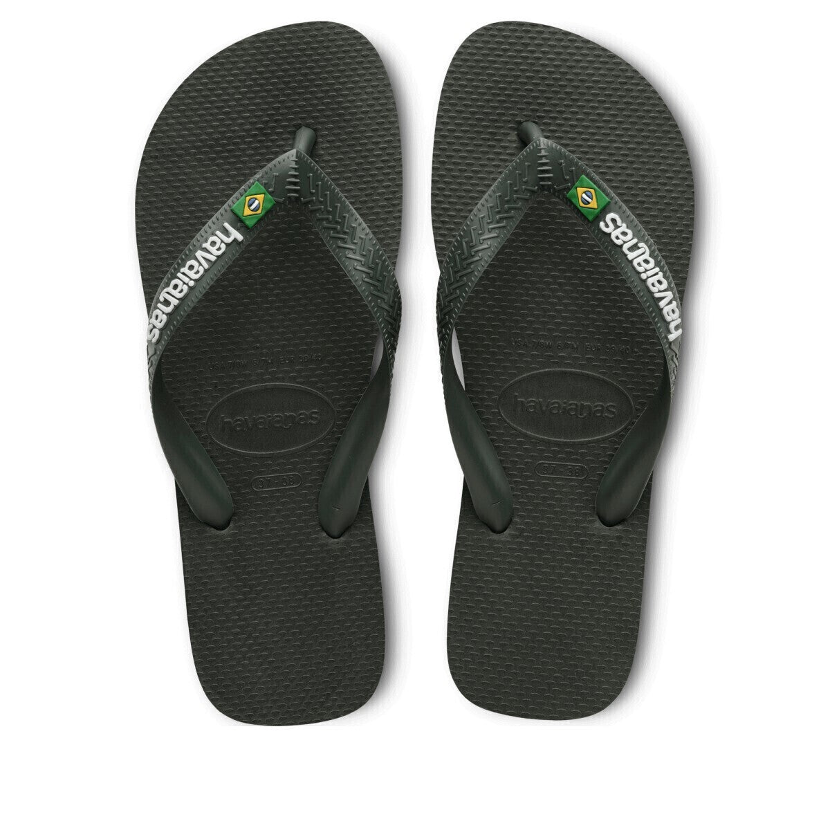 HAVAIANAS Ανδρικές Σαγιονάρες Καουτσούκ Χακί 4110850.5983.412/GREEN OLIVE 1813459