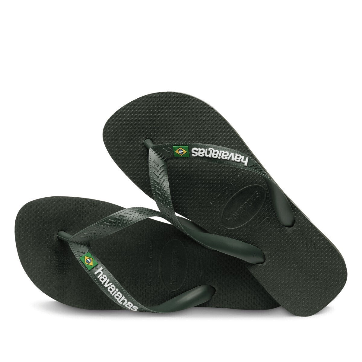 HAVAIANAS Ανδρικές Σαγιονάρες Καουτσούκ Χακί 4110850.5983.412/GREEN OLIVE 1813459