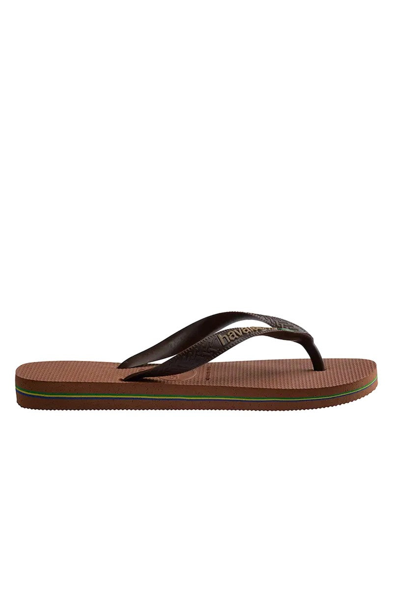 HAVAIANAS Ανδρικές Σαγιονάρες Καουτσούκ Καφέ 4110850.0281.412/RUST/DARK BROWN 1825953