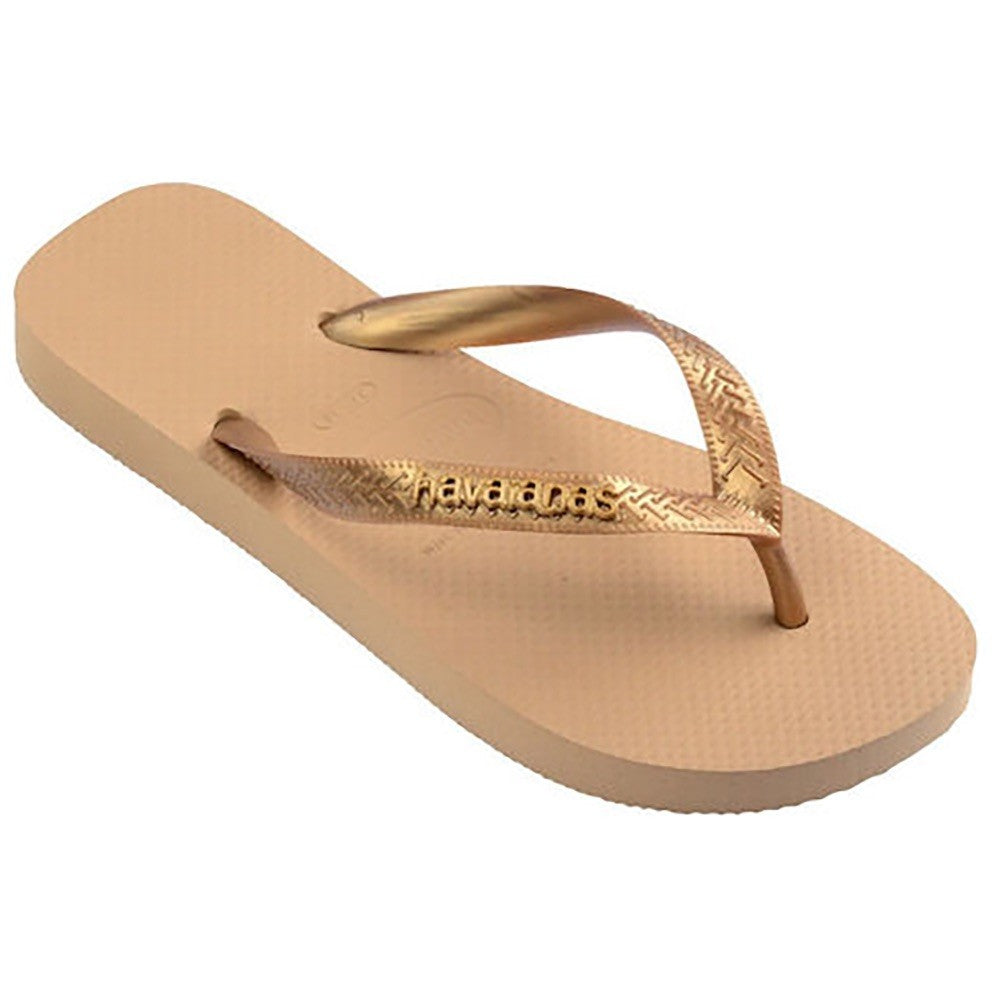 HAVAIANAS Unisex Σαγιονάρες Καουτσούκ Χρυσό/Μπέζ 41272440.0570.412/GOLDEN 1825959