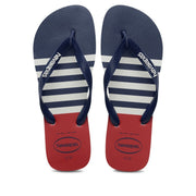 HAVAIANAS Unisex Σαγιονάρες Καουτσούκ Μπλέ/Κόκκινο 41371260.1364.412/WHITE/MARINE BLUE/APACHE RED 1825961.2.3