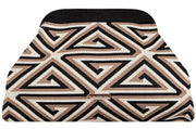 AMELIE Γυναικεία Τσάντα Υφασμα Μαύρο/Μπέζ 20.3792-BLACK 1824048