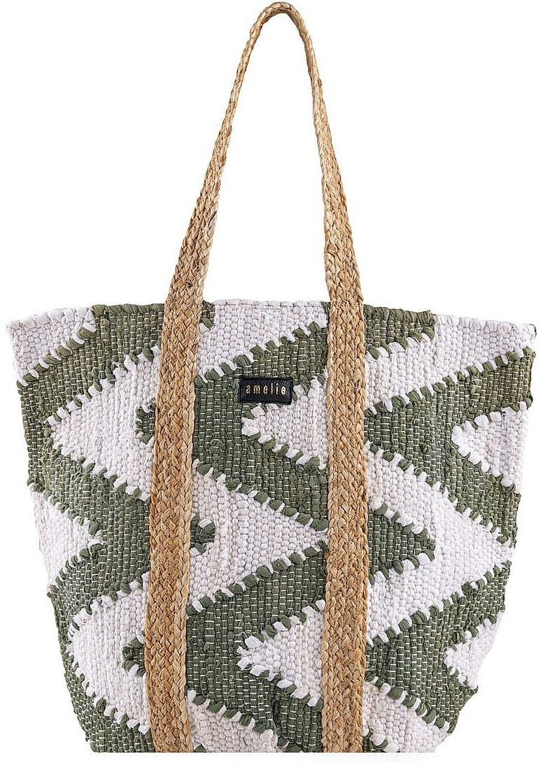 AMELIE Γυναικεία Τσάντα Υφασμα Πράσινο 20.3798-GREEN 1826075