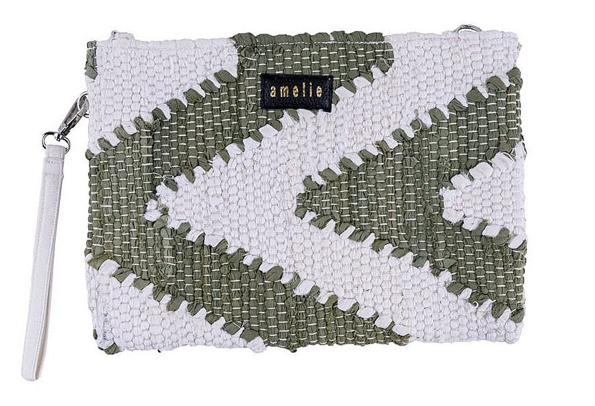 AMELIE Γυναικεία Τσάντα Υφασμα Πράσινο 20.3799-GREEN 1826076