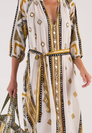AMELIE Γυναικείο Φόρεμα Maxi Βισκόζη Λευκό 10.3962-WHITE 1826091