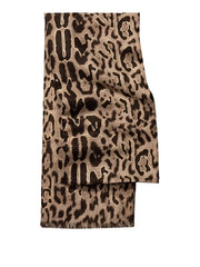 TIFFOSI Γυναικείο Κασκόλ Πολυεστέρας Animal Print Καφέ 10068282 260 Castanho 1829050