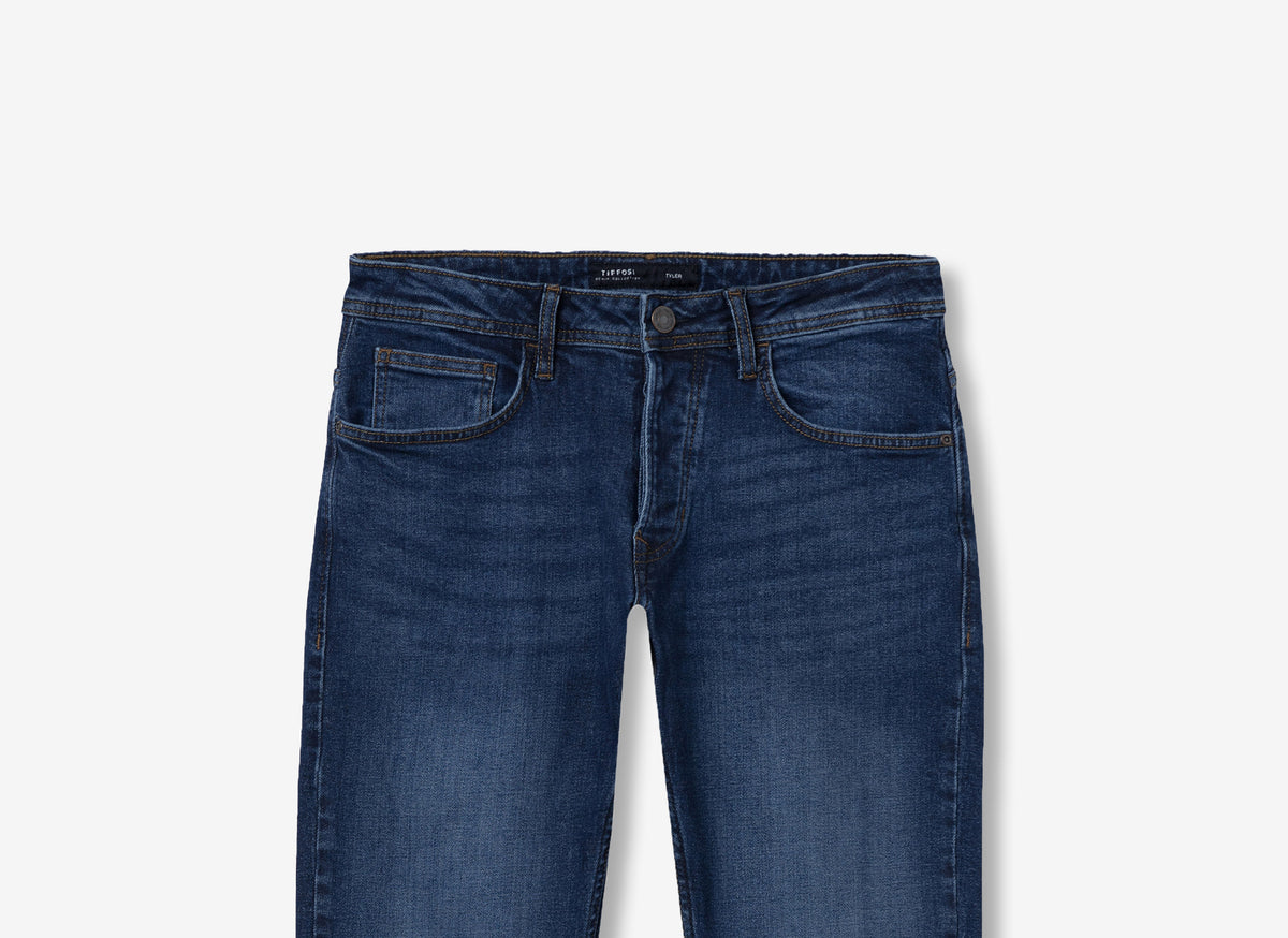 TIFFOSI Γυναικείο Jeans Παντελόνι Βαμβάκι/Ελαστάνη Μπλέ Slim Fit 10069108-E1032 TYLER 1828710