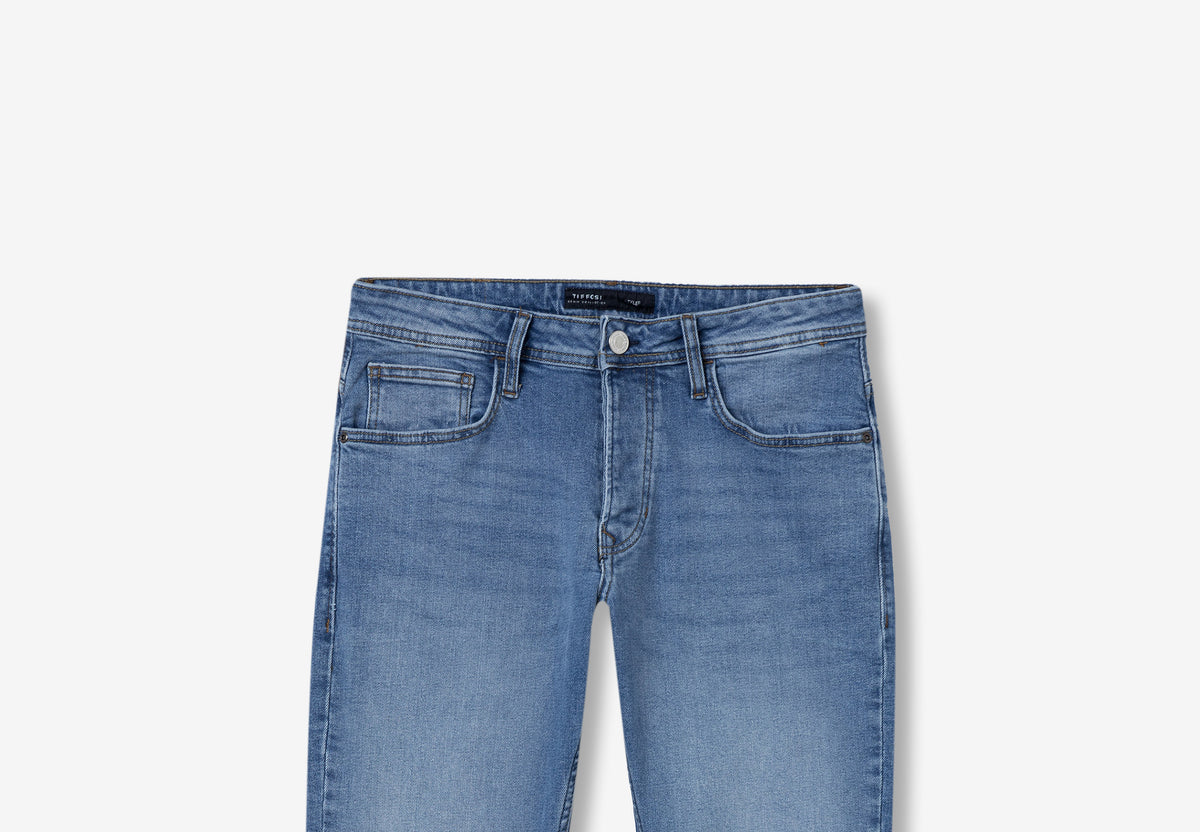 TIFFOSI Γυναικείο Jeans Παντελόνι Βαμβάκι/Ελαστάνη Μπλέ Slim Fit 10069109-E1032 TYLER 1828709