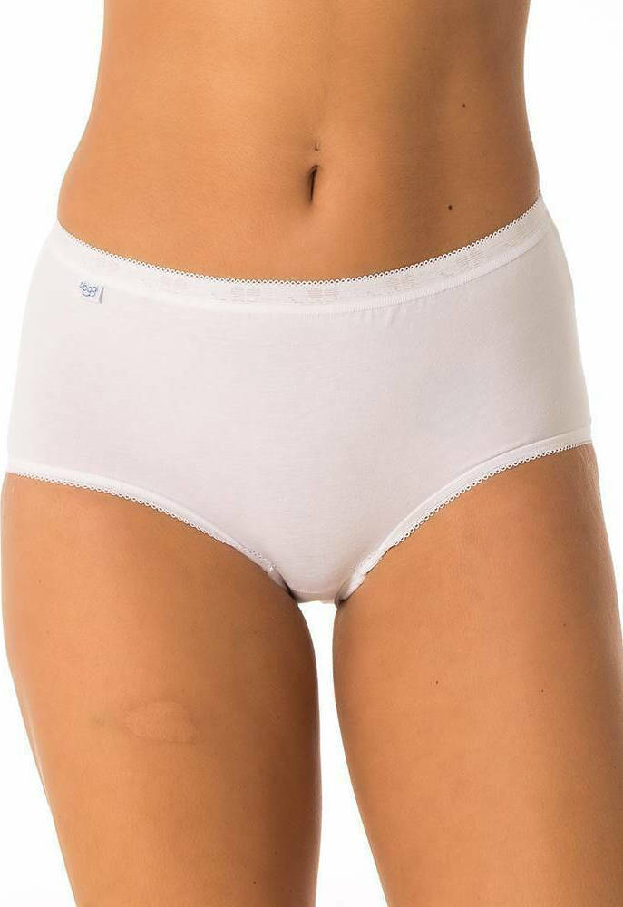 SLOGGI Γυναικείο Slip Basic Midi Βαμβάκι Λευκό 10005038/0003 1781323