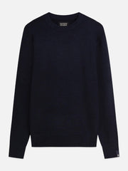 SCOTCH & SODA Ανδρικό Πλεκτό Πουλόβερ Ακρυλικό/Μαλλί Μπλέ Regular Fit 183770-SC401.01 1827418