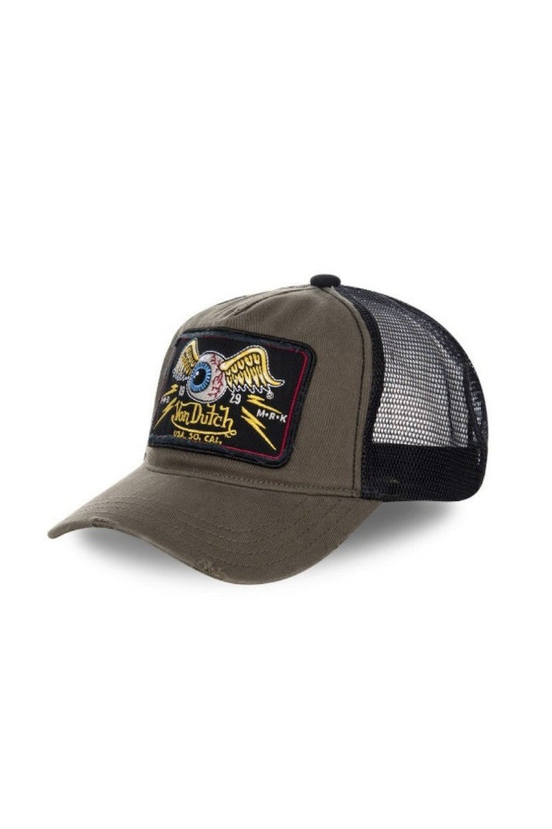 VON DUTCH Καπέλo Βαμβάκι/Πολυεστέρας Χακί VD-VD0/CAS1/TRUCK06 1814240
