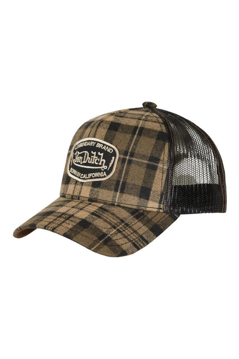 VON DUTCH Καπέλο Καρό Βαμβάκι/Πολυεστέρας Multi VD/1/CB/CAR/08 1828576