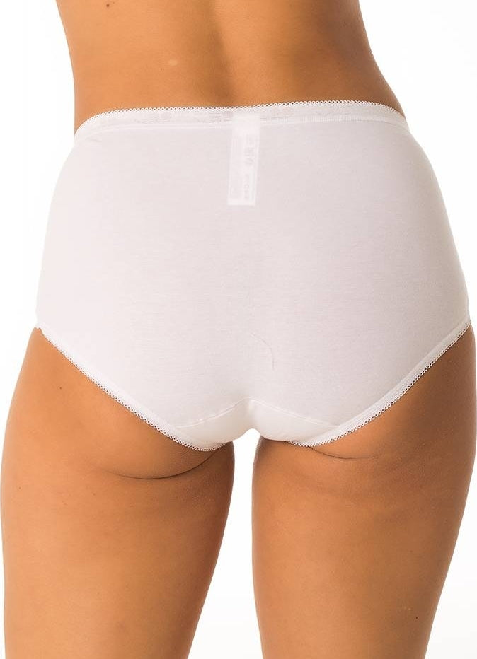SLOGGI Γυναικείο Slip Basic Midi Βαμβάκι Λευκό 10005038/0003 1781323