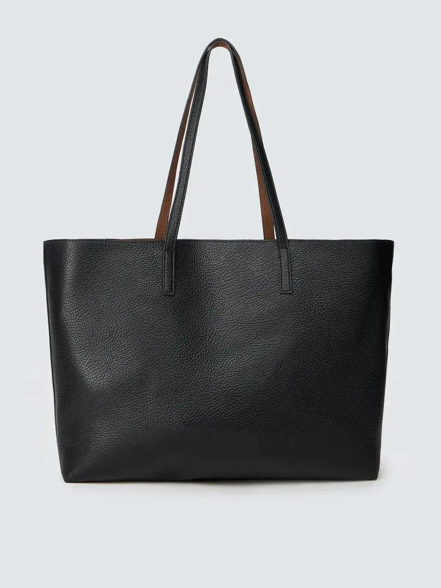 REPLAY Γυναικεία Shopper Τσάντα Οικολογικό Δέρμα Μαύρη FW01CA.000.A7243Y BLACK 1828769
