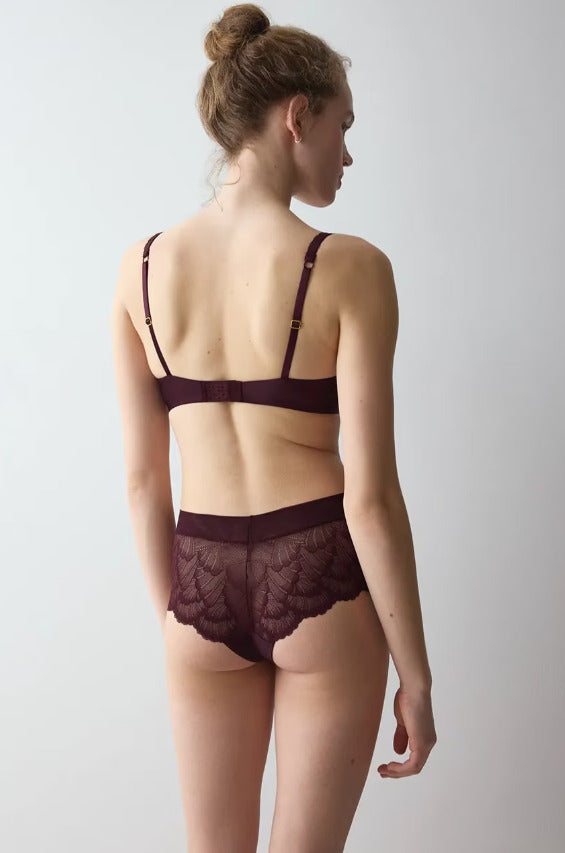 TRIUMPH Γυναικείο Slip  Love in Lace Shorty Πολυαμίδιο/Ελαστάνη Μπορντό 10228674/11 1829288
