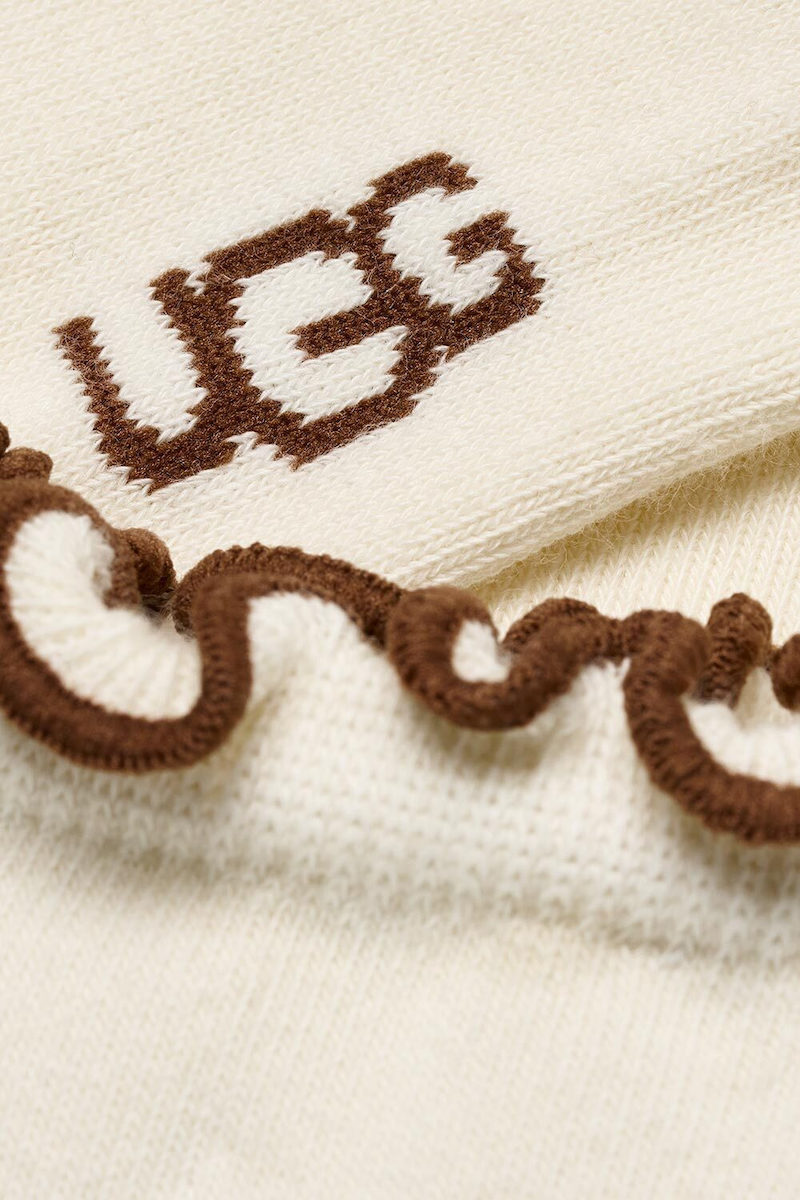 UGG Γυναικείες Κάλτσες Βαμβακι/Ανακυκλωμενος Πολυεστερας/Ελαστάνη Εκρού/Καφέ 1175251 720022794.0/6 1829454