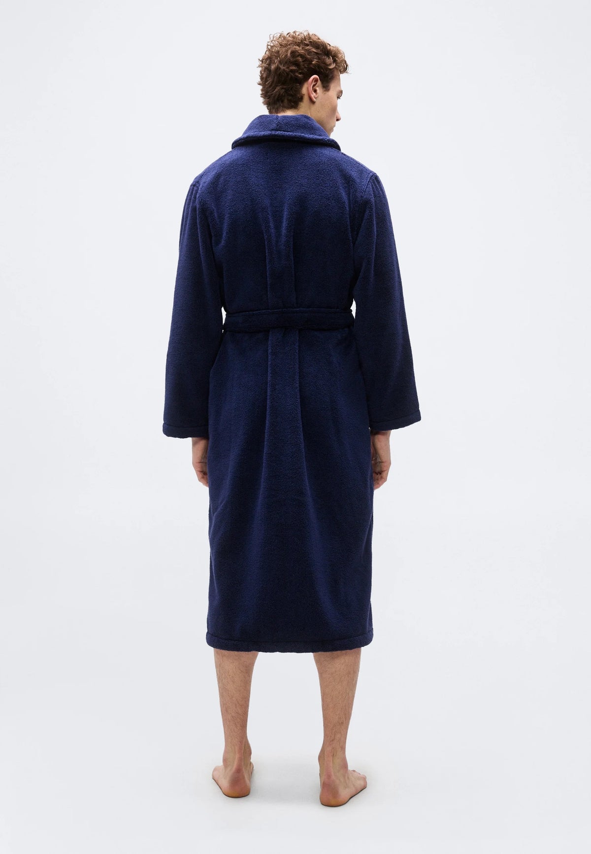 POLO RALPH LAUREN Ανδρική Ρόμπα SHAWL ROBE Βαμβάκι Μπλέ  714899683009 NEWPORT NAVY 1829470