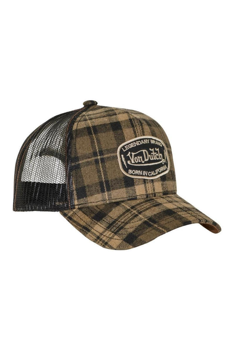 VON DUTCH Καπέλο Καρό Βαμβάκι/Πολυεστέρας Multi VD/1/CB/CAR/08 1828576