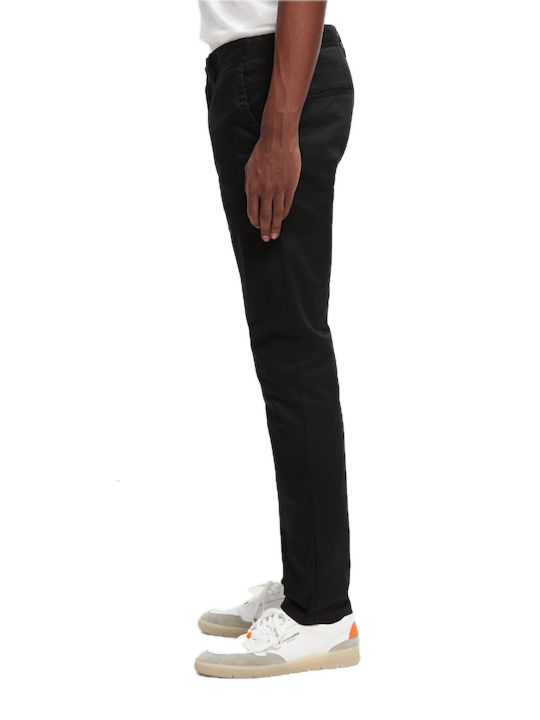 SCOTCH & SODA Ανδρικό Παντελόνι Chino Μαύρο 165613-0008 1785316