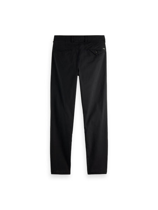 SCOTCH & SODA Ανδρικό Παντελόνι Chino Μαύρο 165613-0008 1785316