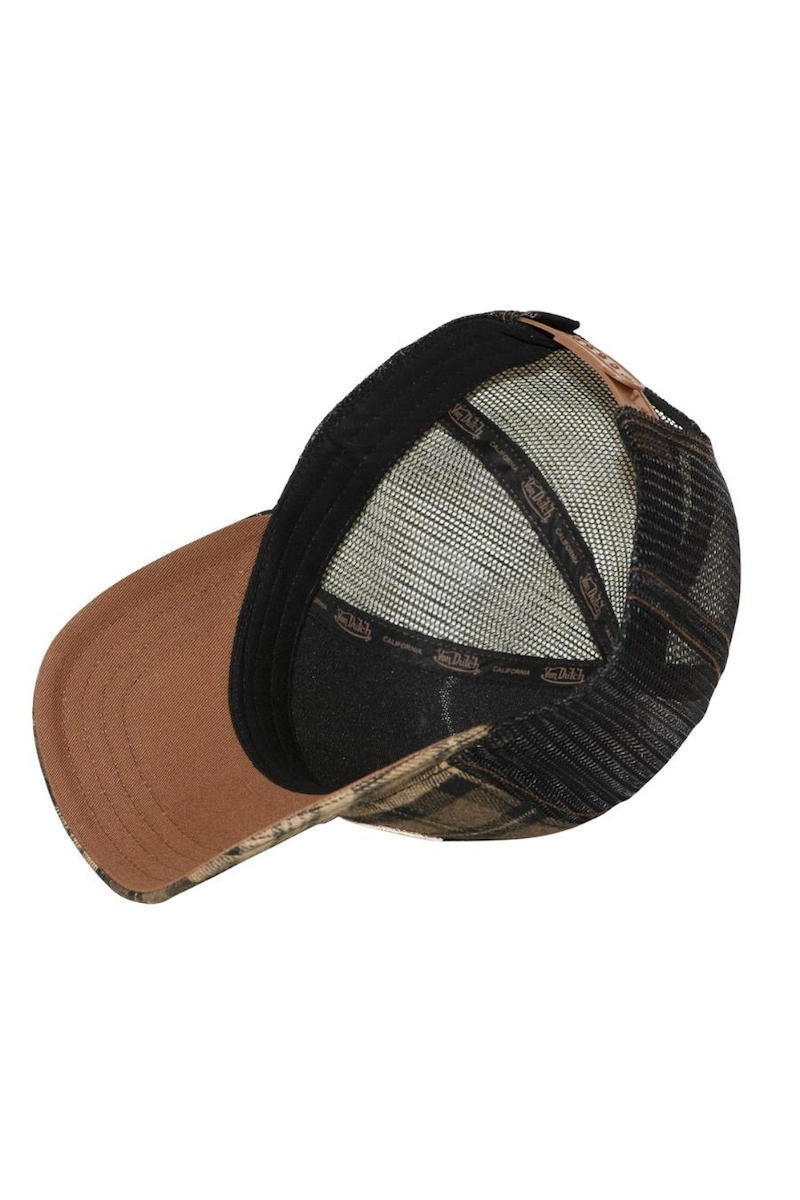 VON DUTCH Καπέλο Καρό Βαμβάκι/Πολυεστέρας Multi VD/1/CB/CAR/08 1828576