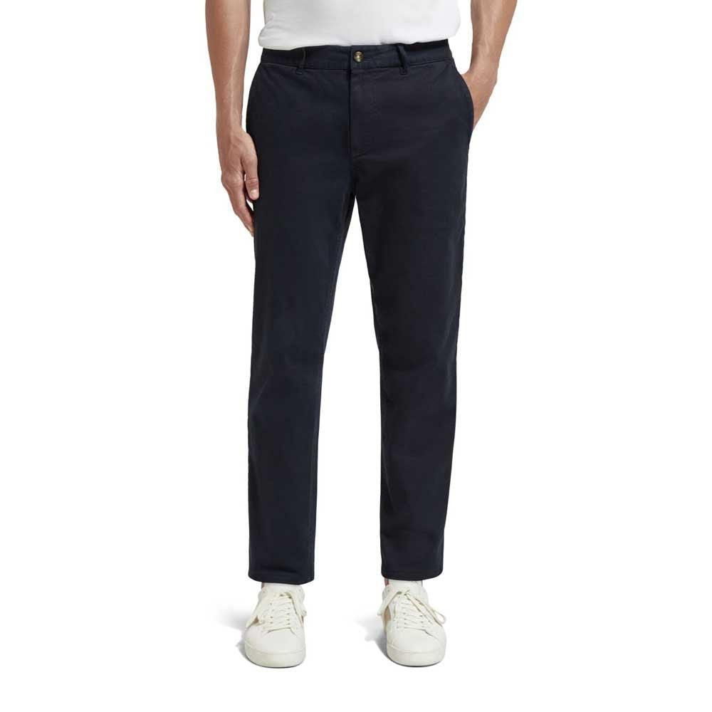SCOTCH & SODA Ανδρικό Παντελόνι Chino Βαμβάκι/Ελαστάνη Μπλέ 176985-SC0002 1785303