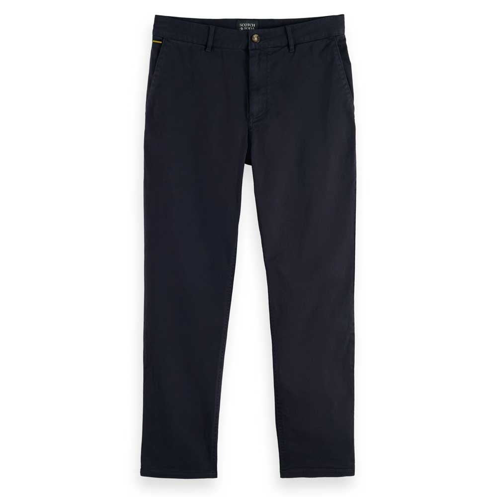 SCOTCH & SODA Ανδρικό Παντελόνι Chino Βαμβάκι/Ελαστάνη Μπλέ 176985-SC0002 1785303
