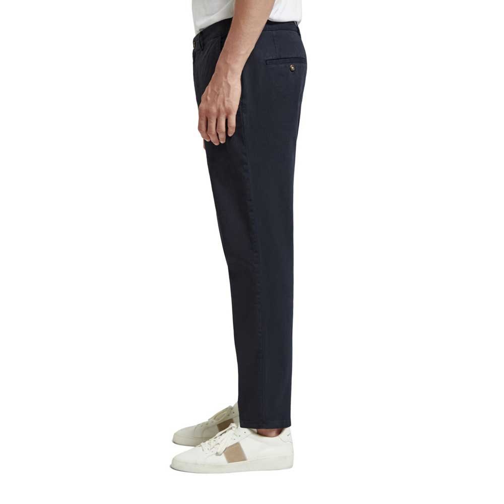 SCOTCH & SODA Ανδρικό Παντελόνι Chino Βαμβάκι/Ελαστάνη Μπλέ 176985-SC0002 1785303