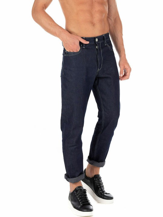 G-STAR RAW Ανδρικό Παντελόνι Τζιν Βαμβάκι Navy Μπλε Straight Fit D19161-9657-001 1757119