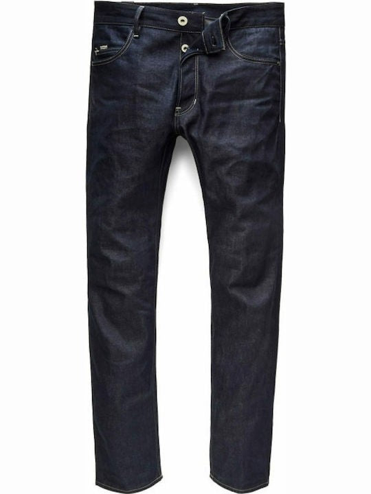 G-STAR RAW Ανδρικό Παντελόνι Τζιν Βαμβάκι Navy Μπλε Straight Fit D19161-9657-001 1757119