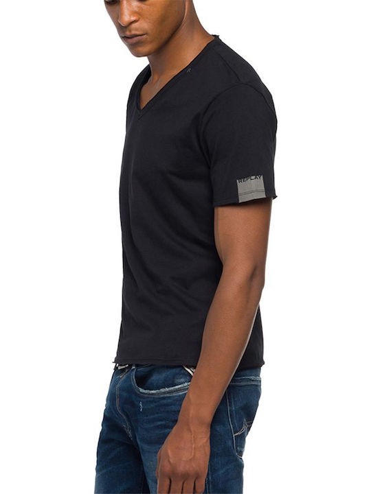 REPLAY Ανδρικό T-shirt Μαύρο M3591.000.2660-098 1788990