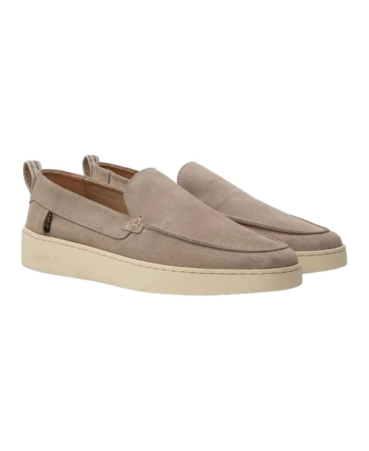 REPLAY Ανδρικά Μοκασίνια Loafers Σουέτ Μπεζ GMZ6H.003.C0001L-002 1789568
