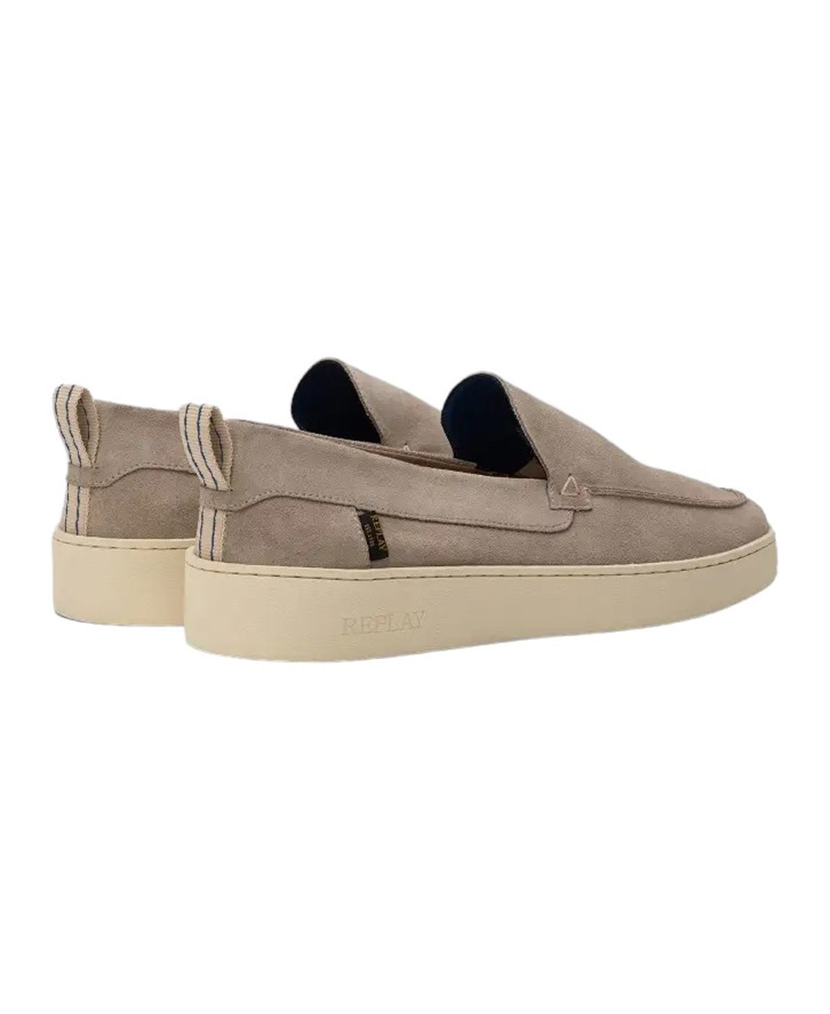 REPLAY Ανδρικά Μοκασίνια Loafers Σουέτ Μπεζ GMZ6H.003.C0001L-002 1789568