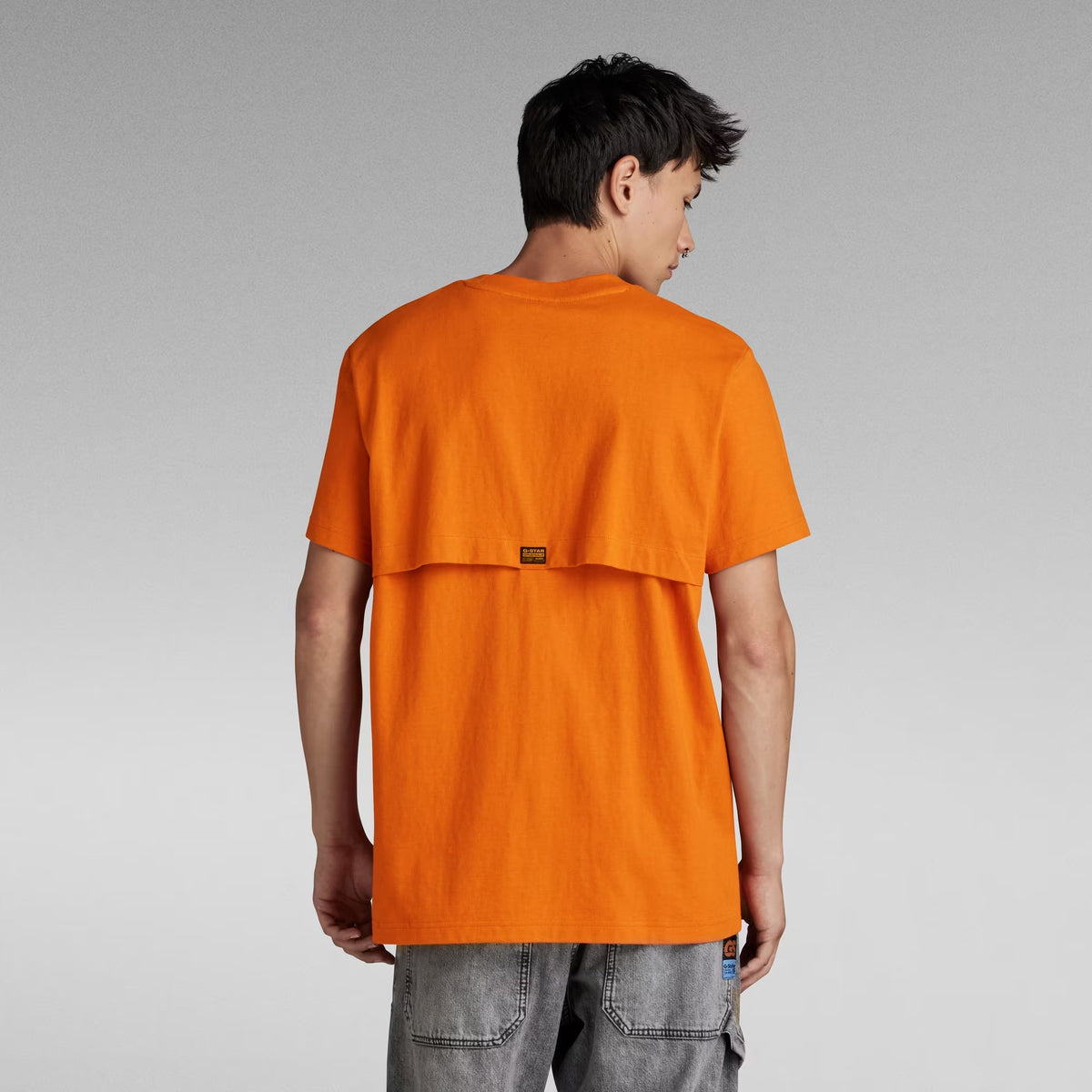 G-STAR RAW Ανδρικό T-shirt Βαμβακερό Πορτοκαλί Loose Fit D24434-D593-1018-1018-orange 1798592